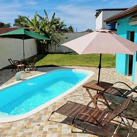 Casa De Praia Em Bertioga, Sao Paulocom Piscina Ar Condicionado Wifi A 500M Do Mar Exterior photo